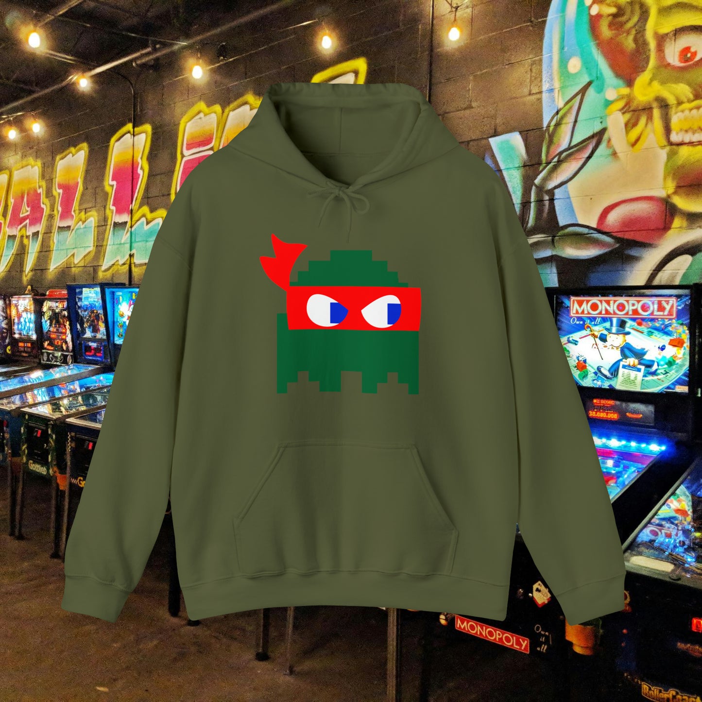 Ninja Ghost Hooded Sweatshirt