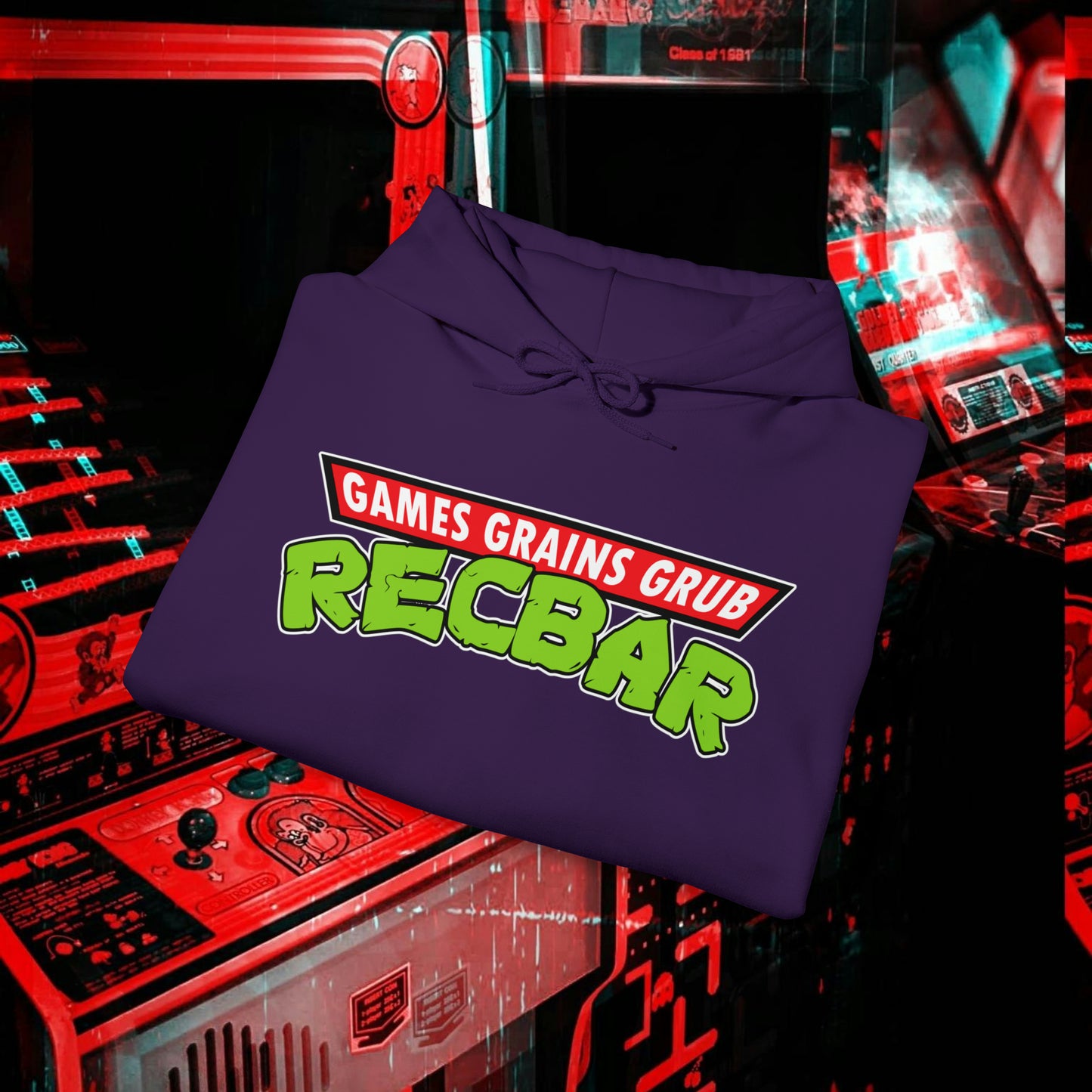 Recbar in a Halfshell Hooded Sweatshirt