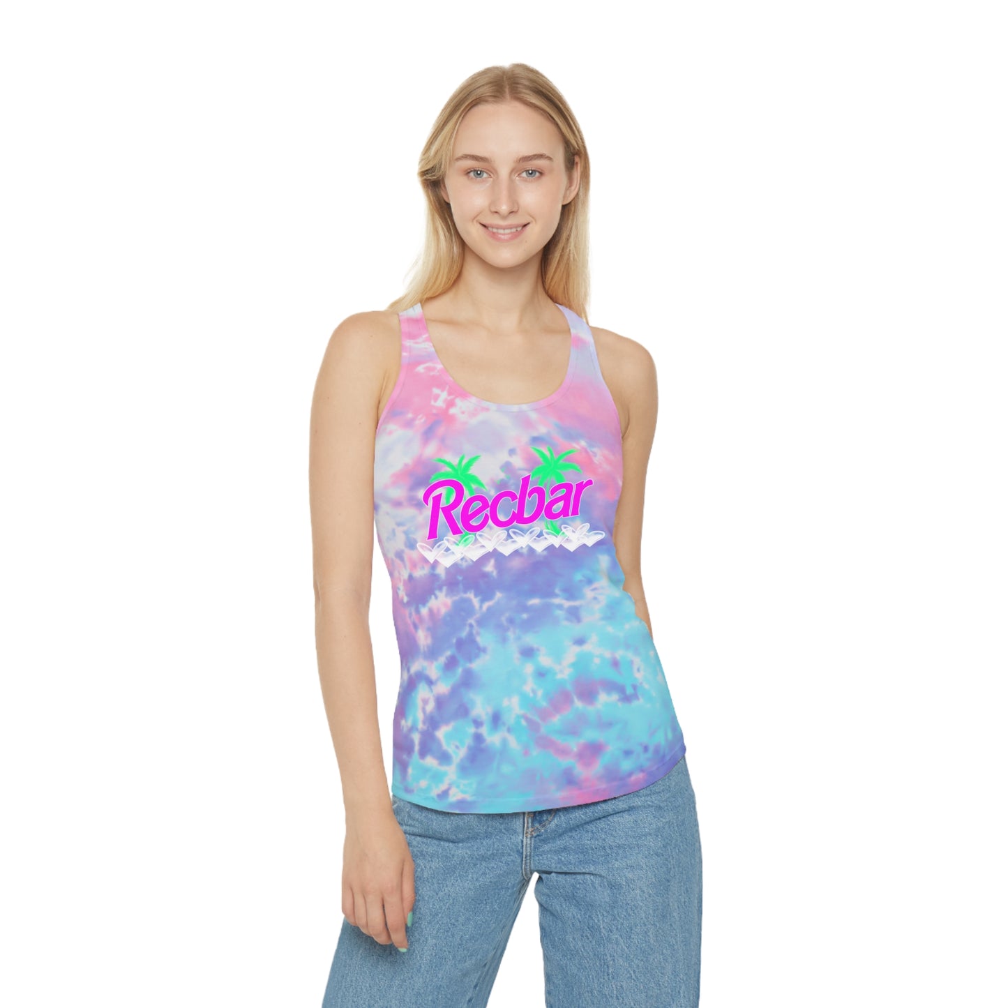 Malibu Recbar Tie Dye Racerback Tank Top