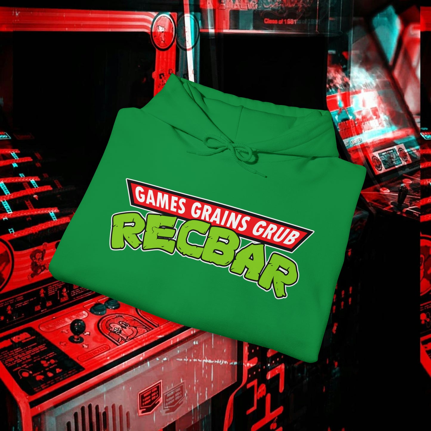 Recbar in a Halfshell Hooded Sweatshirt