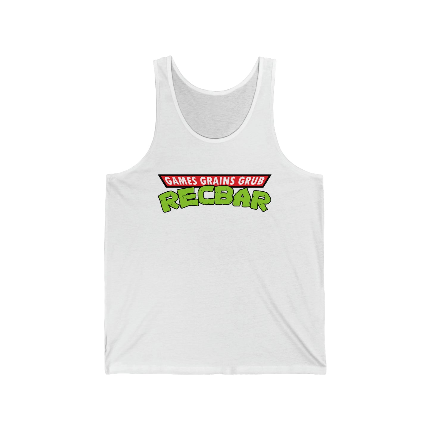 Recbar in a Halfshell Jersey Tank