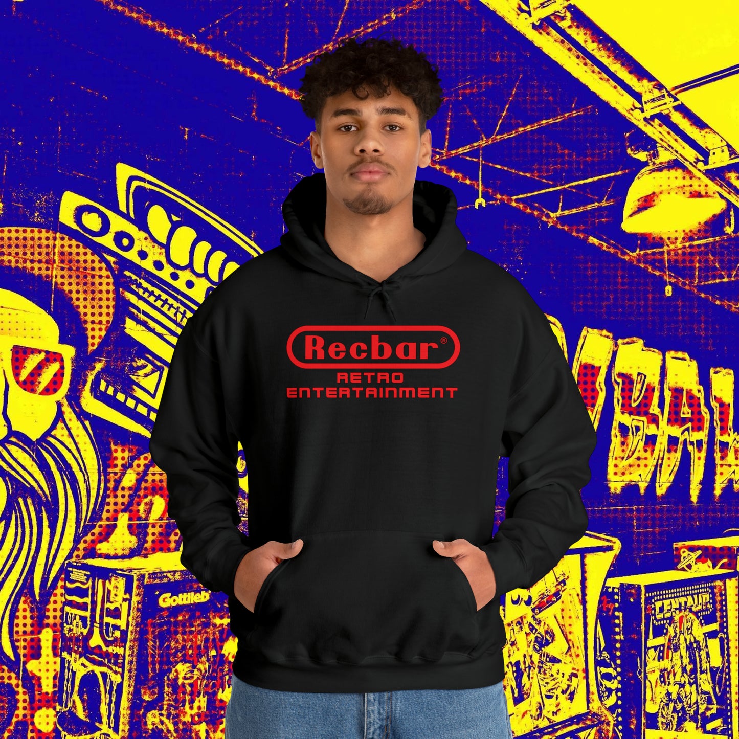 Recbar Retro Entertainment Hoodie