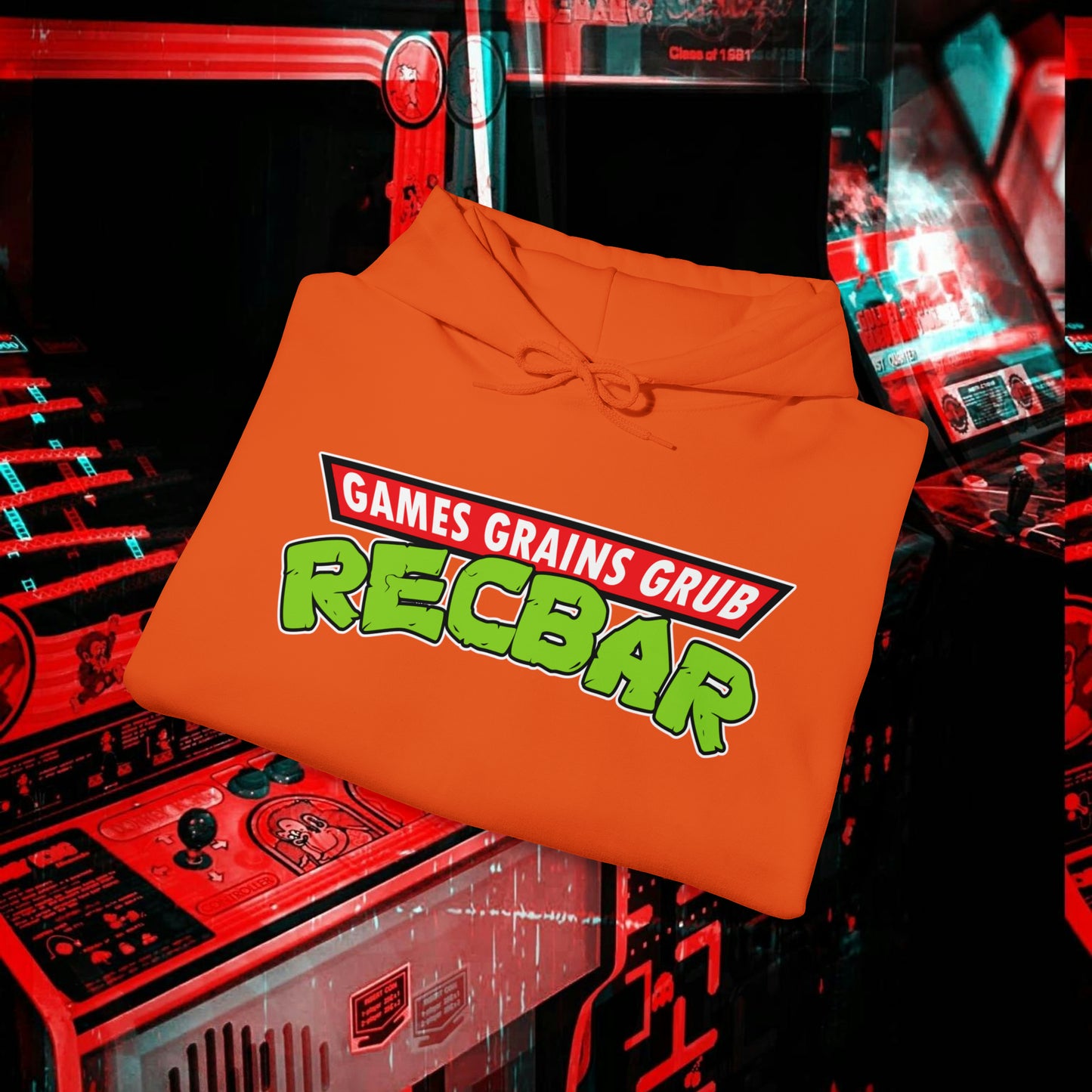 Recbar in a Halfshell Hooded Sweatshirt