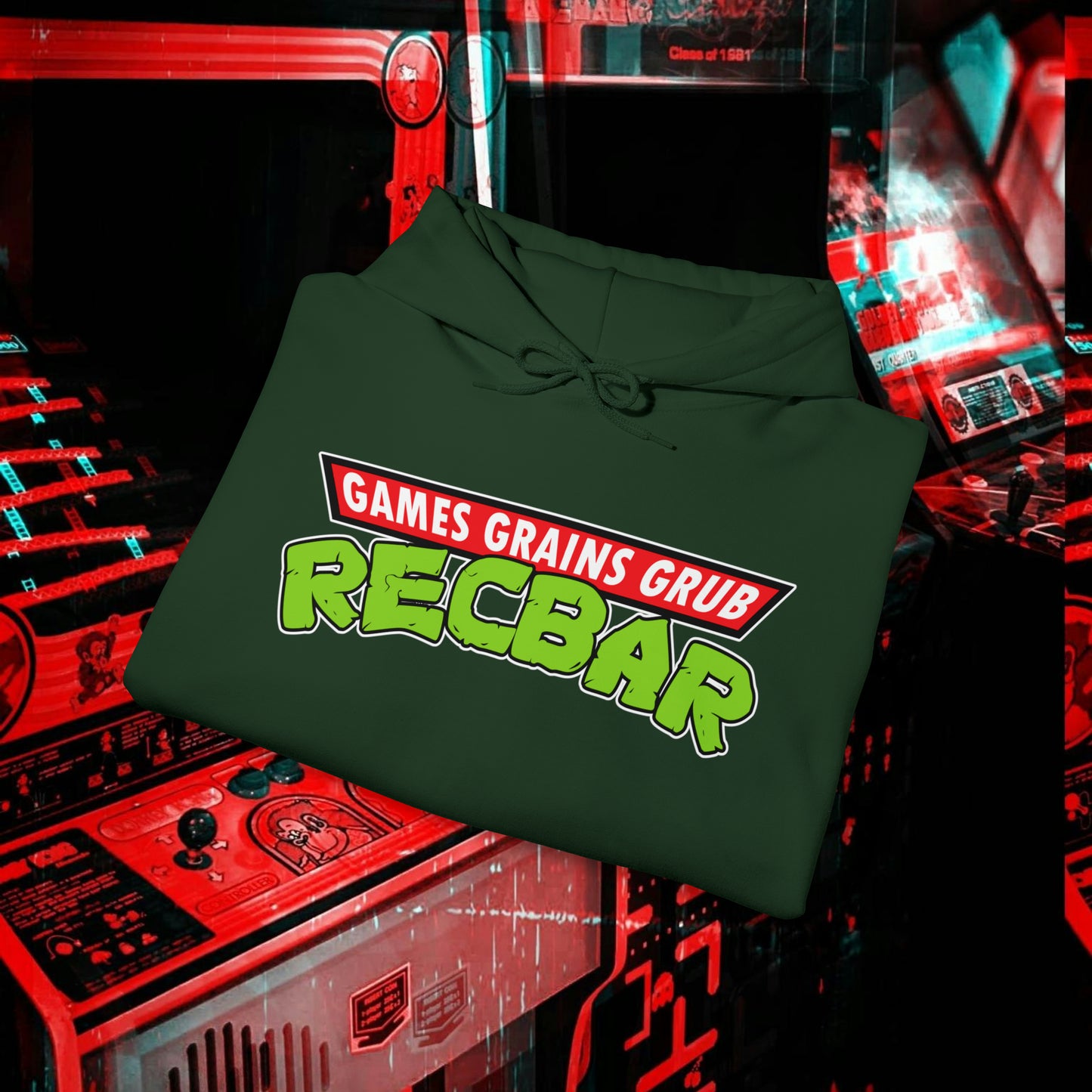 Recbar in a Halfshell Hooded Sweatshirt