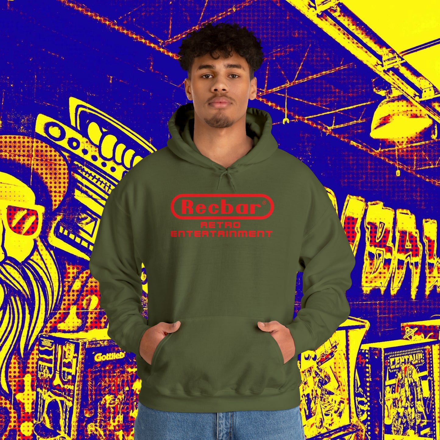 Recbar Retro Entertainment Hoodie