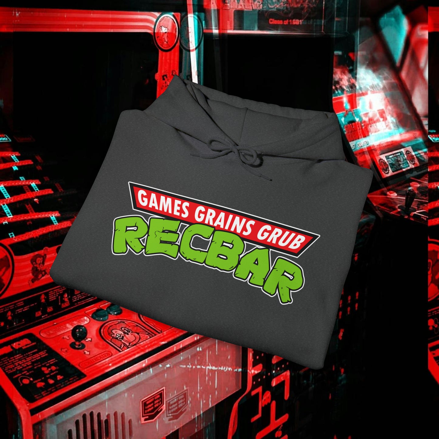 Recbar in a Halfshell Hooded Sweatshirt