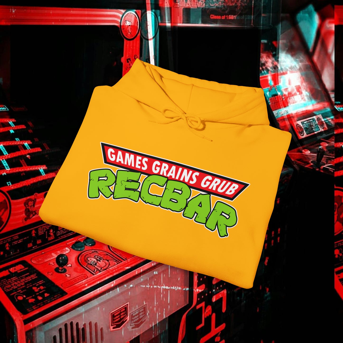 Recbar in a Halfshell Hooded Sweatshirt