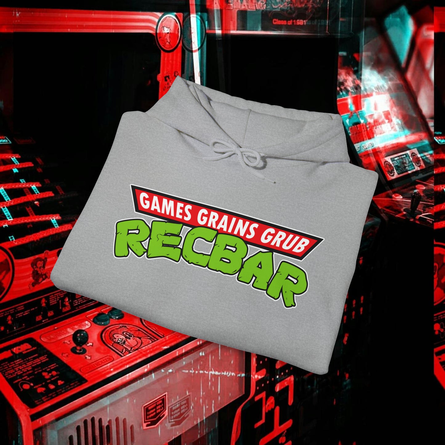 Recbar in a Halfshell Hooded Sweatshirt