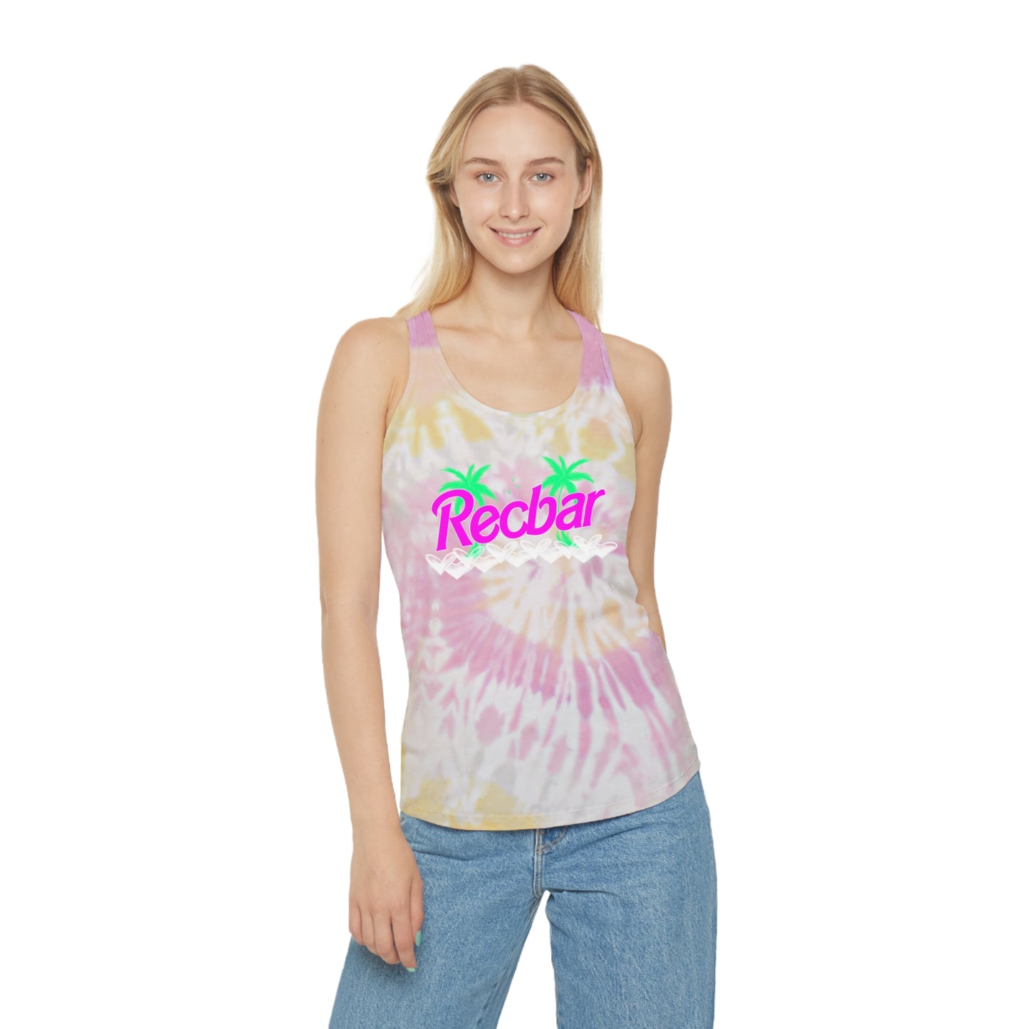 Malibu Recbar Tie Dye Racerback Tank Top