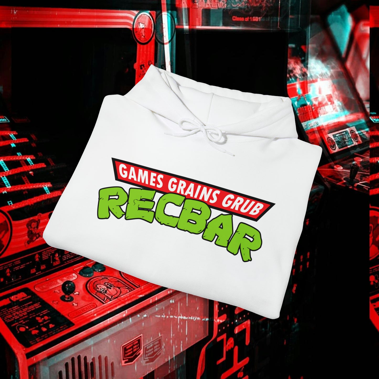 Recbar in a Halfshell Hooded Sweatshirt