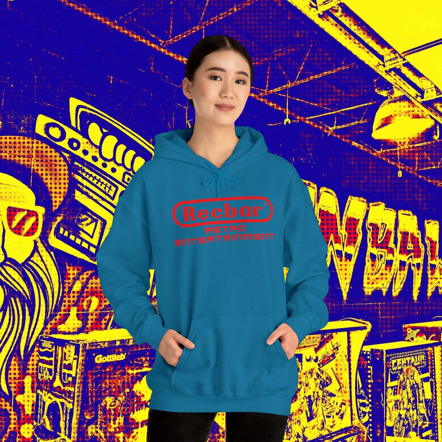 Recbar Retro Entertainment Hoodie