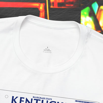 Kentucky Pin Hed License Plate Tee