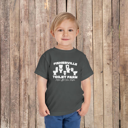 Fisherville Toilet Farm Toddler Short Sleeve Tee