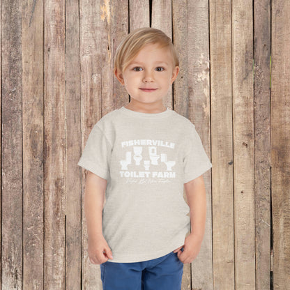 Fisherville Toilet Farm Toddler Short Sleeve Tee