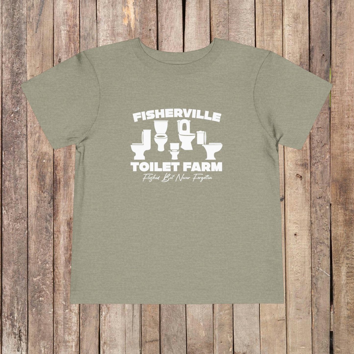 Fisherville Toilet Farm Toddler Short Sleeve Tee