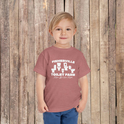 Fisherville Toilet Farm Toddler Short Sleeve Tee