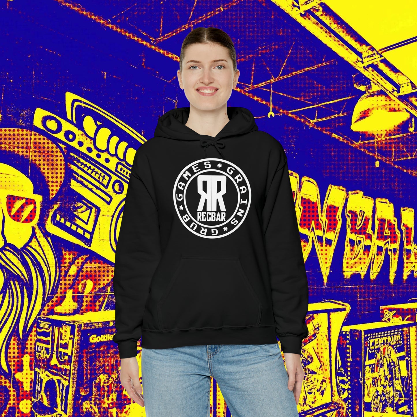 Recbar Classic Triple G Hoodie (Games*Grains*Grub)