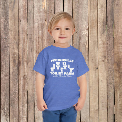 Fisherville Toilet Farm Toddler Short Sleeve Tee