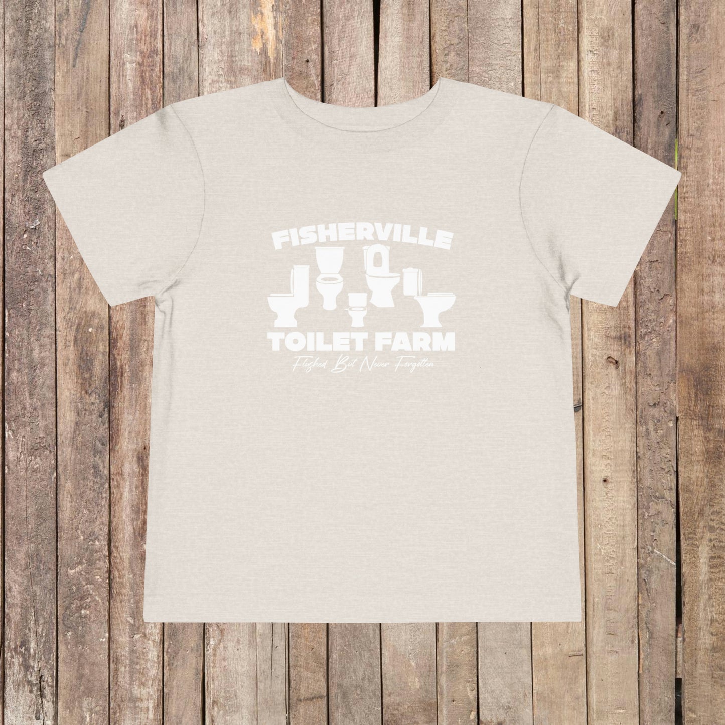 Fisherville Toilet Farm Toddler Short Sleeve Tee