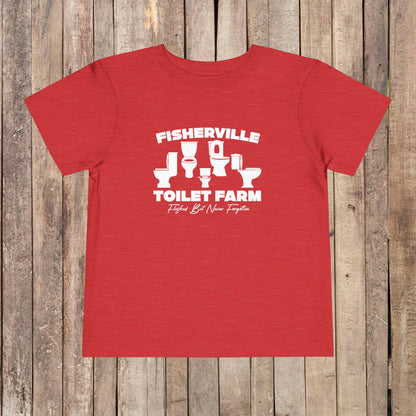 Fisherville Toilet Farm Toddler Short Sleeve Tee