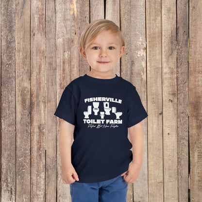 Fisherville Toilet Farm Toddler Short Sleeve Tee