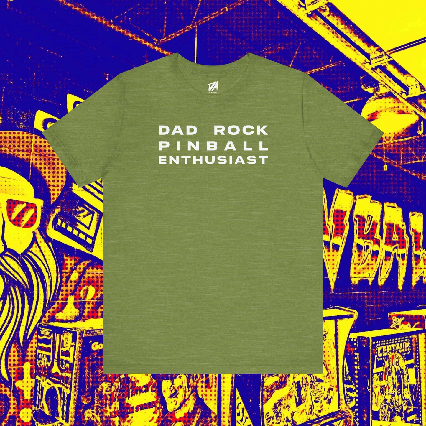 Dad Rock Pinball Enthusiast Tee