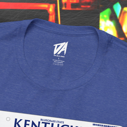 Kentucky Pin Hed License Plate Tee