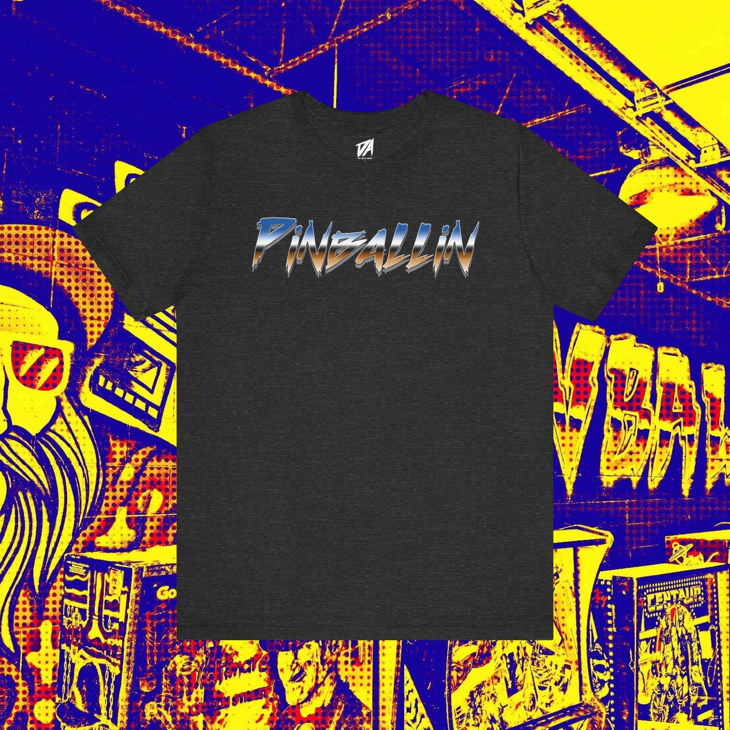 Pinballin Retro Gradient Tee