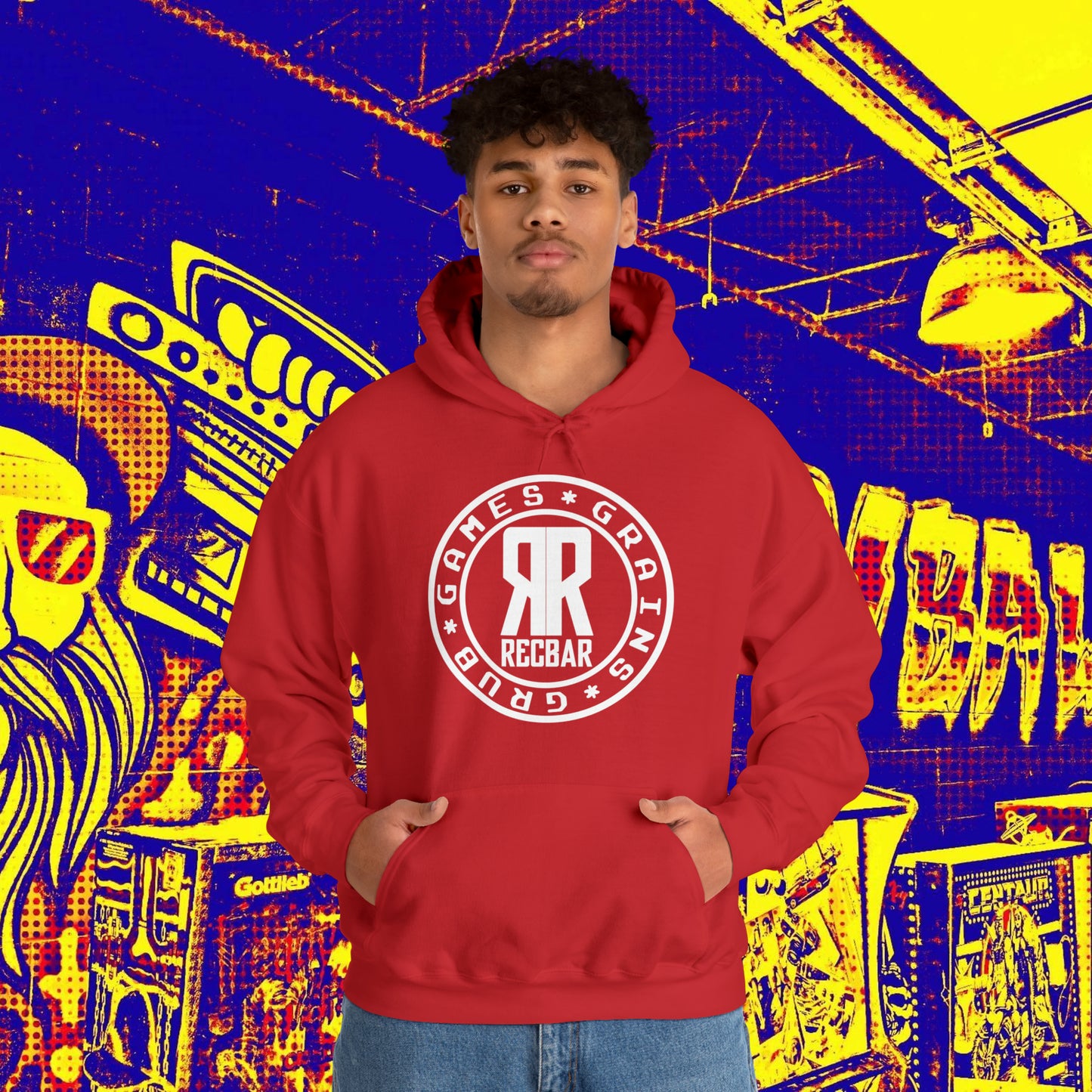 Recbar Classic Triple G Hoodie (Games*Grains*Grub)