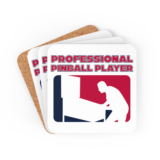 Pinball Pro Corkwood Coaster Set