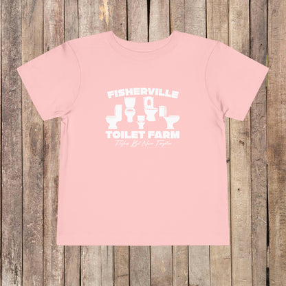 Fisherville Toilet Farm Toddler Short Sleeve Tee