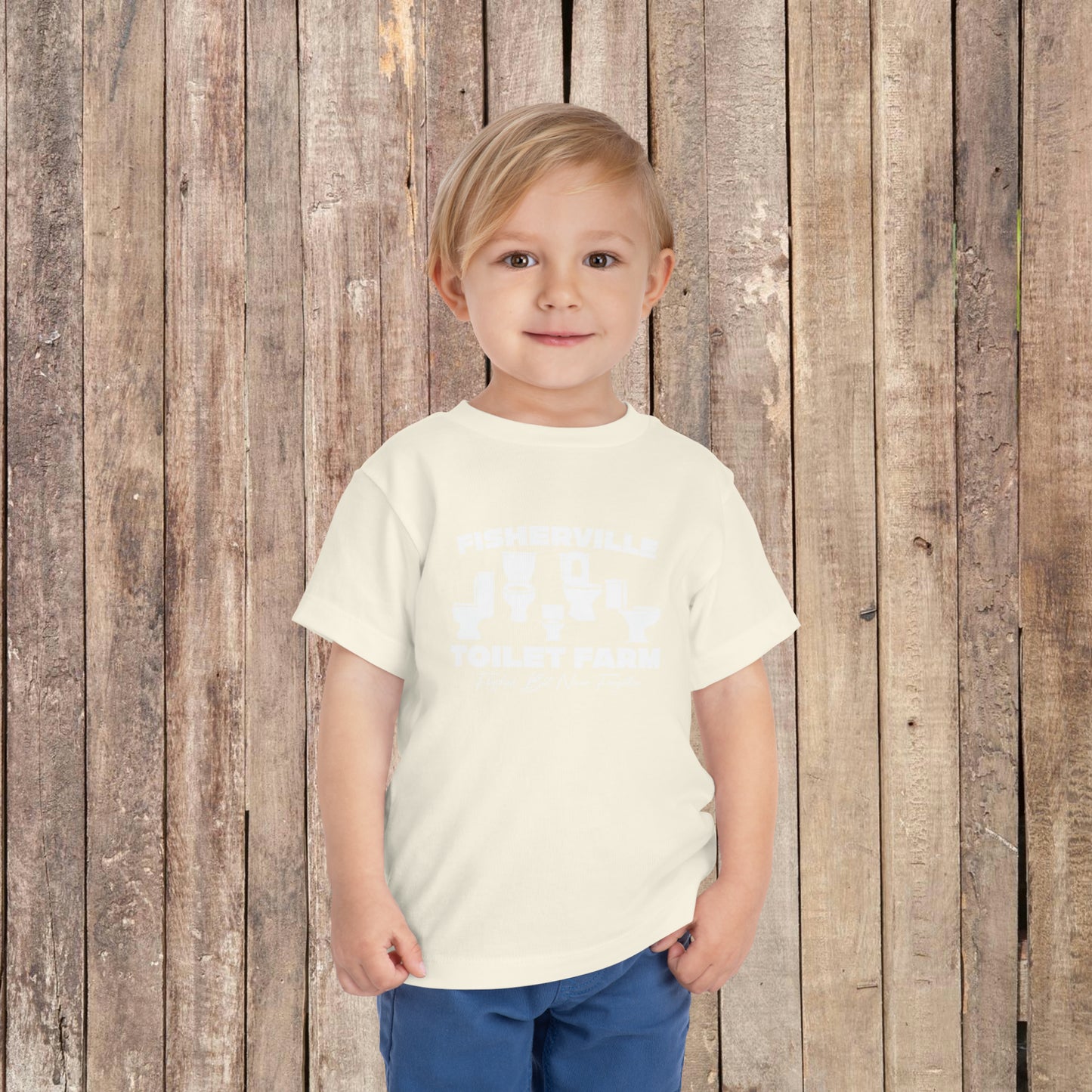 Fisherville Toilet Farm Toddler Short Sleeve Tee