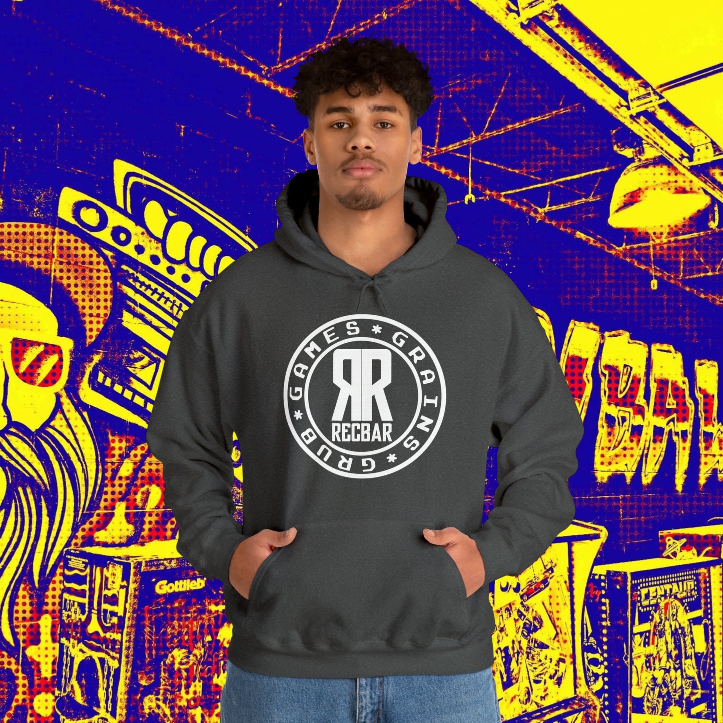 Recbar Classic Triple G Hoodie (Games*Grains*Grub)