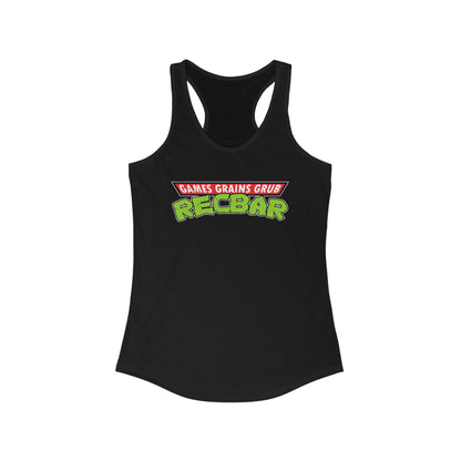 Recbar in a Halfshell Women's Racerback Tank