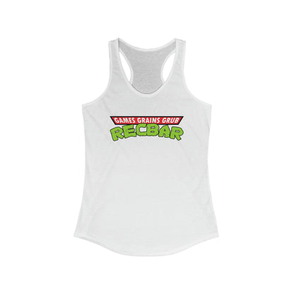 Recbar in a Halfshell Women's Racerback Tank