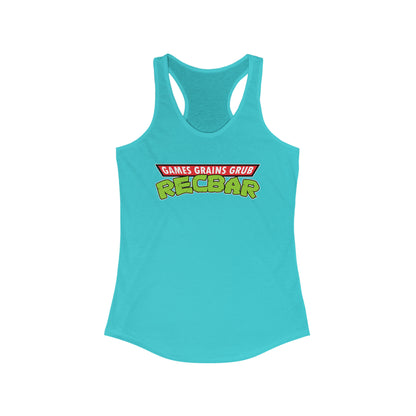 Recbar in a Halfshell Women's Racerback Tank