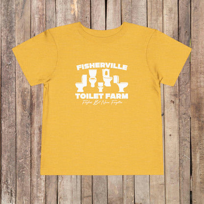 Fisherville Toilet Farm Toddler Short Sleeve Tee