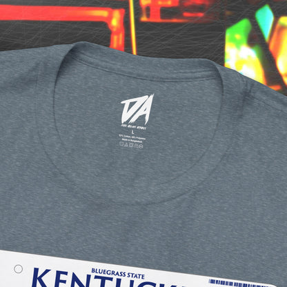 Kentucky Pin Hed License Plate Tee