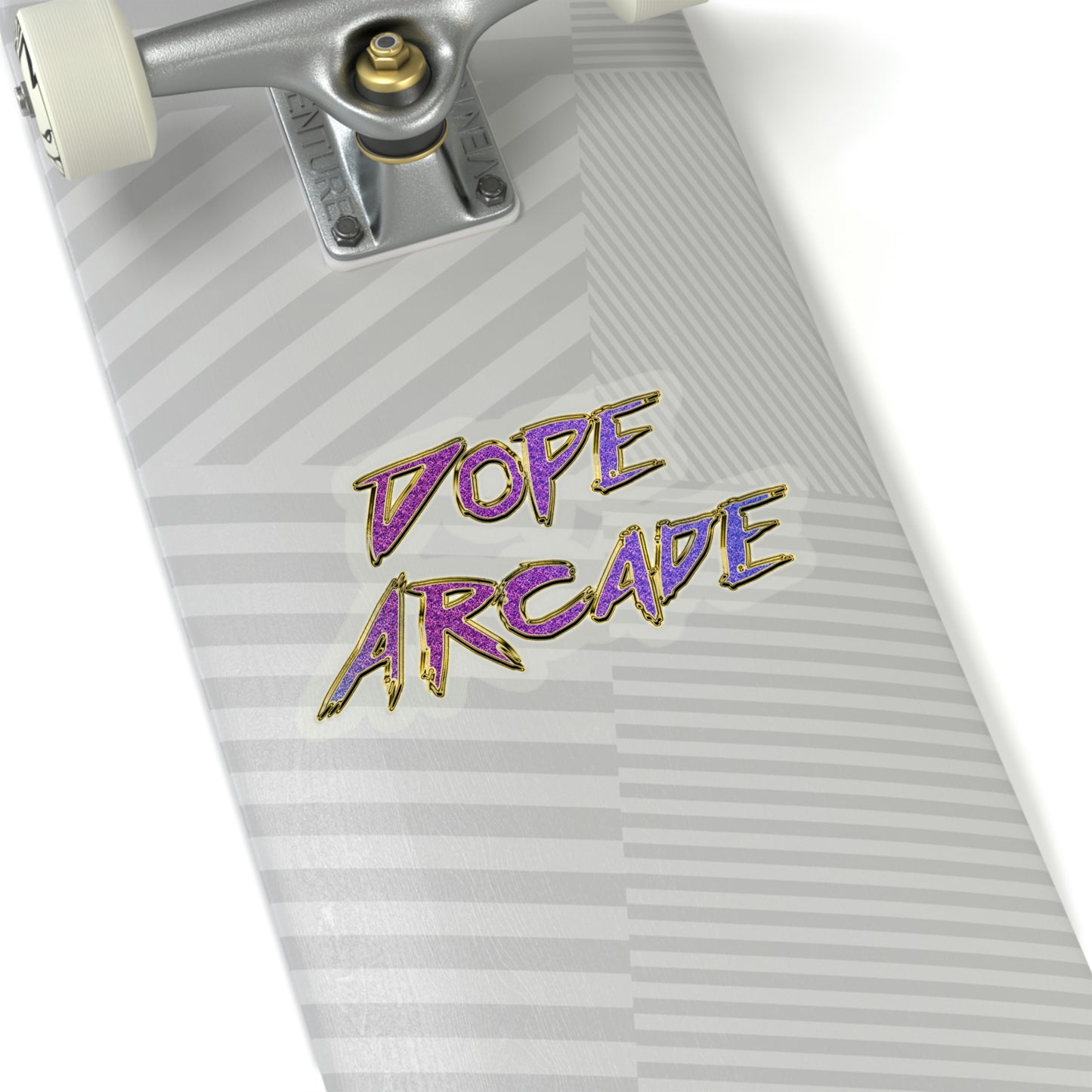 Dope Arcade Purple Bling Sticker