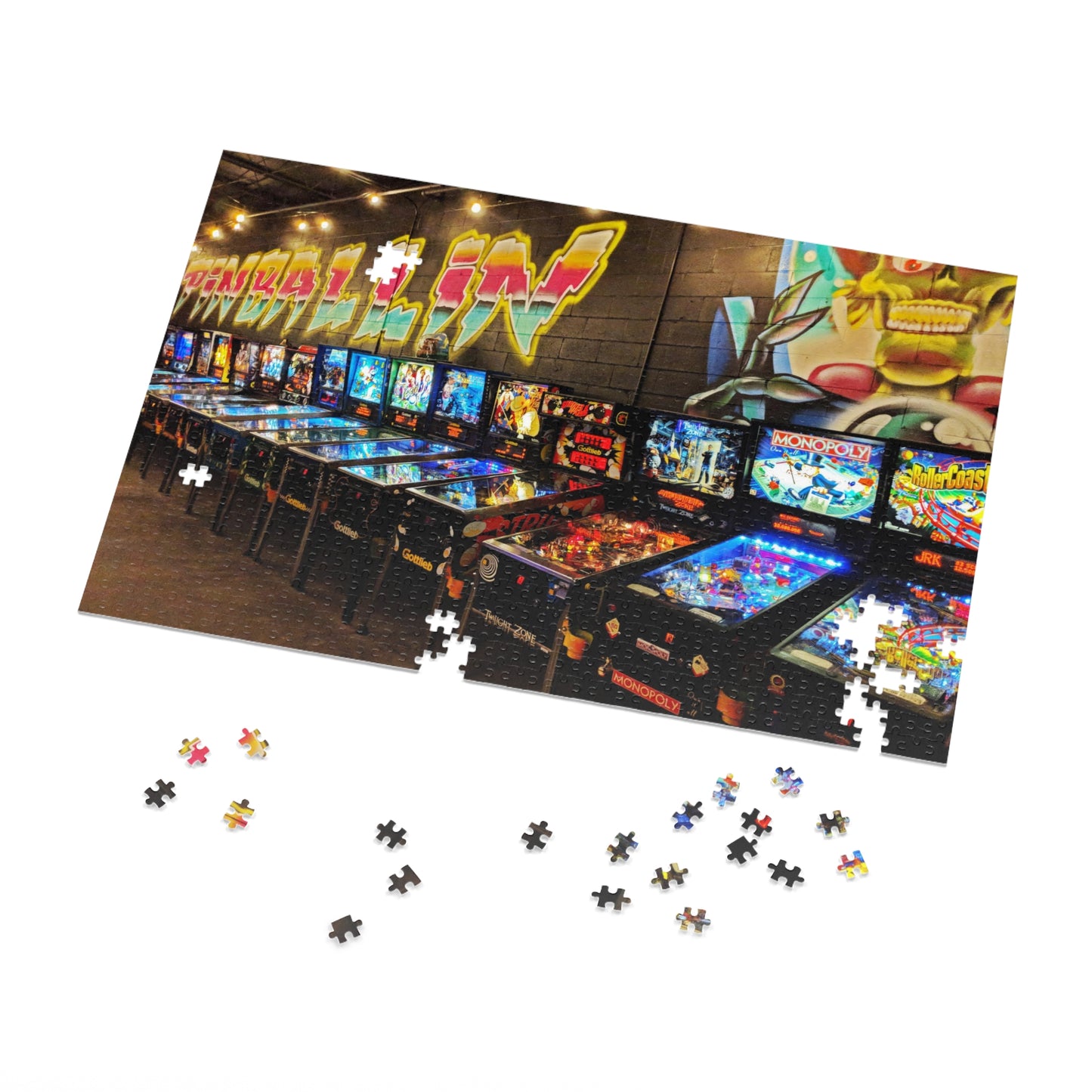 Pinball Room Jigsaw Puzzle (30, 110, 252, 500,1000-Piece)