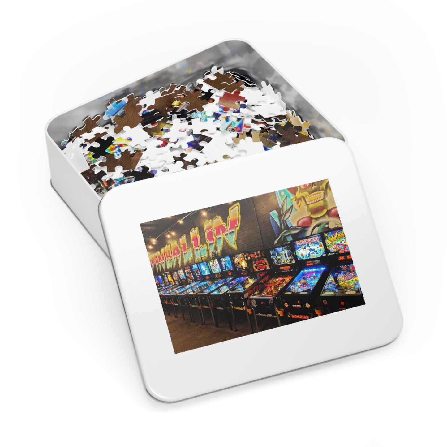 Pinball Room Jigsaw Puzzle (30, 110, 252, 500,1000-Piece)