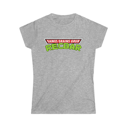 Recbar in a Half Shell Women's Softstyle Tee