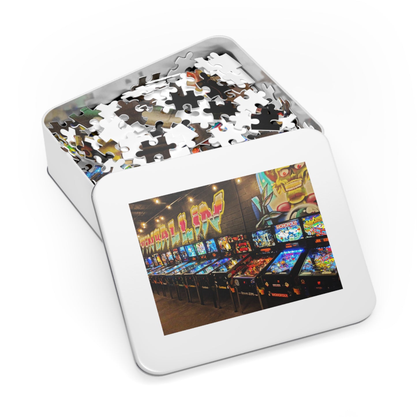 Pinball Room Jigsaw Puzzle (30, 110, 252, 500,1000-Piece)