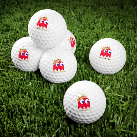Blinky Smalls Golf Balls, 6pcs